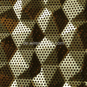 Perforierte konkave Steel Decorative Sheets